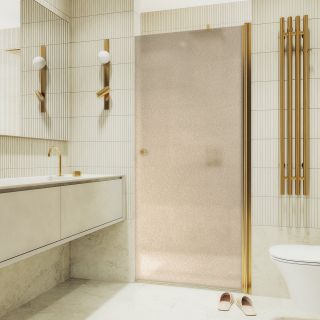 Душевая дверь MaybahGlass MGD-805-3 80см золото